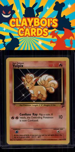 Vulpix Base Set 2 Pokemon 099/130 Common Near Mint or Better - Image 1