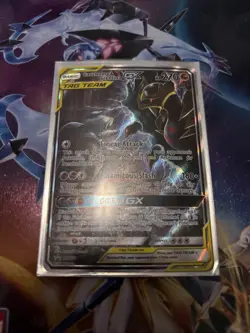 Pokemon TCG Garchomp & Giratina GX SM193 SM Holo Black Star Promo - Image 1