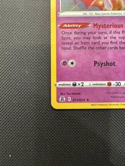 Pokemon Celebrations - Mew Holo Rare 011/025 - 25th Anniversary Set NM - Image 3