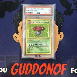 PSA 5 EXCELLENT 1997 Pokemon Japanese Jungle VILEPLUME #45 Holo - Image 1