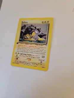 Raikou 13/64 Neo Revelation Holo 1st Edition NM #17 Pokemon Vintage - Image 3