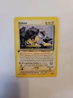 Raikou 13/64 Neo Revelation Holo 1st Edition NM #17 Pokemon Vintage - Image 4