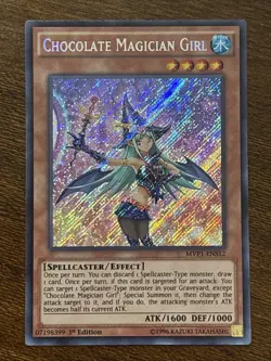 Chocolate Magician Girl MVP1-ENS52 1st Edition Secret Rare VLP - Image 1