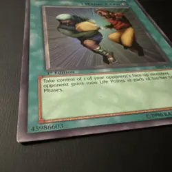 Yugioh Magic Ruler Snatch Steal MRL-036 1st Edition (LP+) Ultra Rare TCG 2002 - Image 2