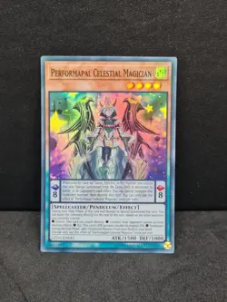 Yugioh Performapal Celestial Magician LED6-EN045 Super Rare NM - Image 1