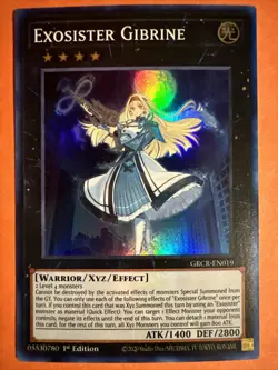 Yu-Gi-Oh!- Exosister Gibrine - GRCR-EN019 - Super Rare- 1st Ed. - NM/M - New - Image 1