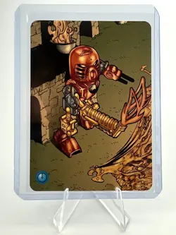 Tahu First Edition Full Art Bionicle Quest for the Masks 2001 Card 108 NM+ - Image 1