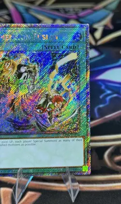 Dimension Fusion Platinum Secret Rare Card RA03-EN136 Quarter Century Bonanza - Image 2