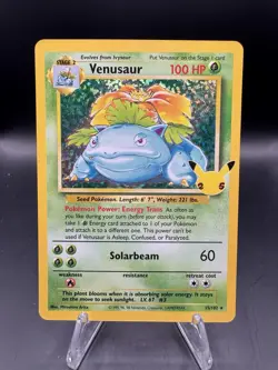 Pokemon TCG Venusaur Base Set Holo Unlimited Rare Card 15/102 2 - Image 1