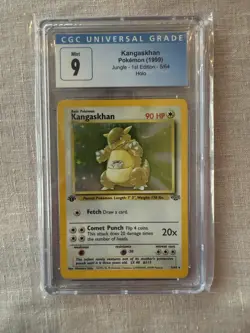 CGC 9 MINT ✨ - Kangaskhan 05/64 1st Edition Jungle Holo - 1999 Pokemon Card - Image 1