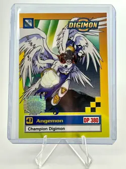 Bandai Digimon Trading Card 33 of 34 Angemon Series 1 #43 Exclusive Preview NM - Image 1