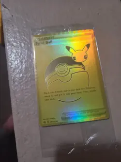 Celebrations UPC Charizard & Pikachu Gold Metal Card & Pikachu & Poke Ball Promo - Image 5