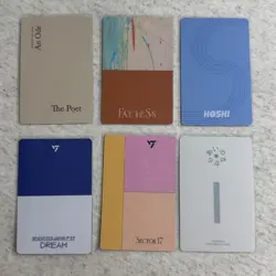 Seventeen Trading Card Hoshi Rare Limited Edition Individual Card - Image 2