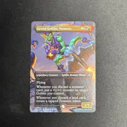 Green Goblin, Nemesis (Borderless) Spider-Man MTG Magic the Gathering-0023 - Image 1