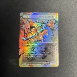 Web-Warriors (Borderless) Marvel's Spider-Man Foil Magic The Gathering MTG - Image 1