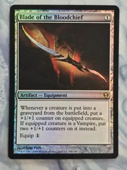 *FOIL* Blade of the Bloodchief - Zendikar - MTG - Light Play - Image 1