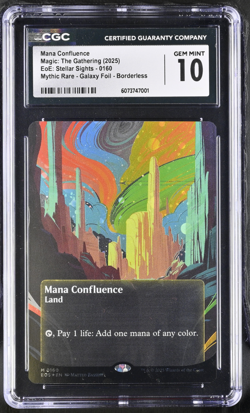 MTG Mana Confluence Galaxy Foil #0160 - Graded CGC 10 - Population 1 🌌 - Image 1