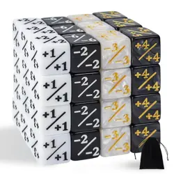 MTG Dice Counters 48 Piece Magic Gathering Token Sparkle Dice Set - Image 1