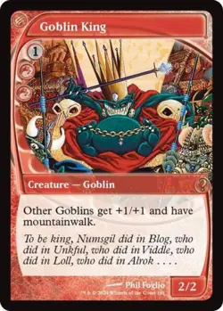 Goblin King (Future Sight) -Foil Near Mint MTG Mystery Booster 2 - Image 1