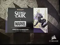 MTG Secret Lair x Marvel's Spider-Man: Villainous Plots Foil Edition In Hand - Image 1