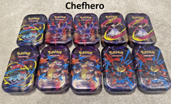 Pokemon TCG Mega Heroes Mini Tin Bundle (Set of 10 Tins) Sealed New - Image 1