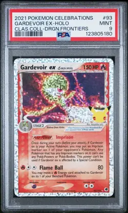 PSA 9 Pokemon TCG 2021 Celebrations Classic #93/101 Gardevoir ex Holo - Image 1