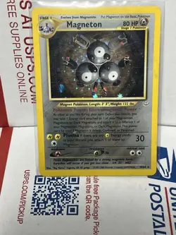 2001 POKEMON NEO REVELATION #10/64 MAGNETON HOLO RARE - Image 2
