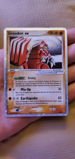 Pokemon TCG Groudon EX #038 2006 Black Star Promo Card - Image 1