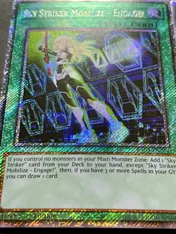 3x Sky Striker Mobilize - Engage! | Platinum Secret Rare | NM | 1st Ed | YuGiOh! - Image 2