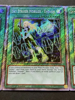 3x Sky Striker Mobilize - Engage! | Platinum Secret Rare | NM | 1st Ed | YuGiOh! - Image 5