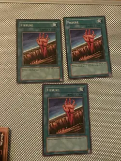 3X Fissure Mixed Sets - Yugioh Yu Gi Oh! 3 Playset LP-MP - Image 1
