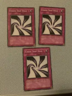 3x Chaos Trap Hole - TSHD-EN080 - 1st Edition - YuGiOh-LP - Image 1