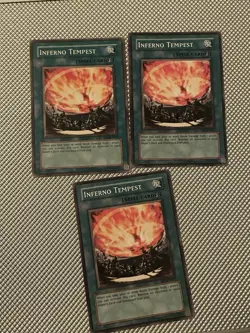 3x (LP) Inferno Tempest - EP1-EN007 - Common - Promo Edition YuGiOh - Image 1