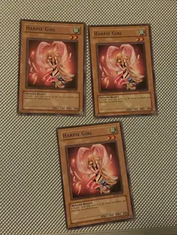 Yugioh Harpie Girl RDS-EN004 Common Unlimited Edition LP X3 - Image 1