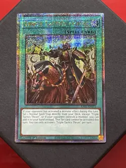 Triple Tactics Thrust | RA03-EN072 | Quarter Century Secret Rare | YuGiOh! - Image 1