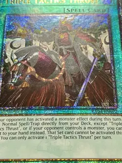 Triple Tactics Thrust | RA03-EN072 | Quarter Century Secret Rare | YuGiOh! - Image 4
