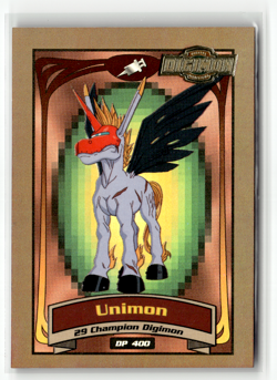Digimon - Unimon D5 - Foil Chase Card - Upper Deck 2000 - Image 1