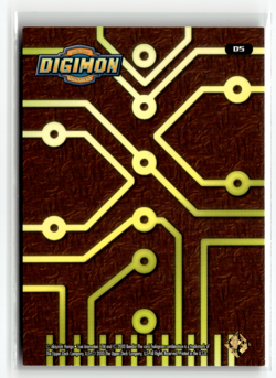 Digimon - Unimon D5 - Foil Chase Card - Upper Deck 2000 - Image 2