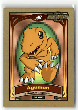 Digimon - Agumon D1 - Foil Chase Card - Upper Deck 2000 - Image 1