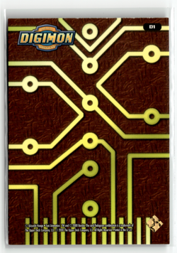 Digimon - Agumon D1 - Foil Chase Card - Upper Deck 2000 - Image 2