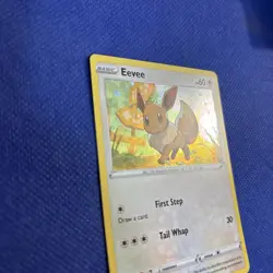 Eevee - Cosmos Holo - SWSH095 Battle Styles Black Star Promo Pokemon Card - Image 2