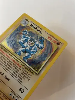Pokemon TCG Machamp 1st Edition Holo Rare Card Base Set 8/102 - Image 2