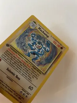 Pokemon TCG Machamp 1st Edition Holo Rare Card Base Set 8/102 - Image 5