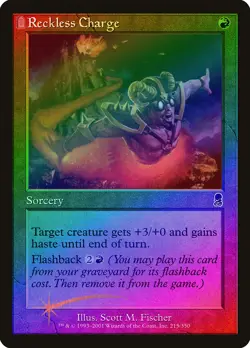 Reckless Charge FOIL Odyssey PLD Red Common MAGIC THE GATHERING CARD ABUGames - Image 1