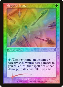 Aegis of Honor FOIL Odyssey PLD White Rare MAGIC THE GATHERING CARD ABUGames - Image 1