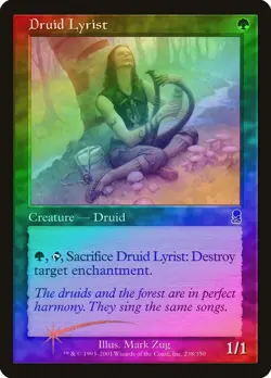 Druid Lyrist FOIL Odyssey PLD Green Common MAGIC THE GATHERING CARD ABUGames - Image 1