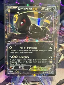 Pokemon TCG Umbreon EX XY Fates Collide Card 55/124 - Image 2