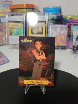 TV4 Brock 1999 Pokemon Card Topps TV Animation Edition - Image 1