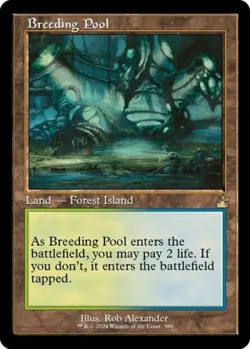 Breeding Pool (Retro Frame) - Near Mint MTG Ravnica Remastered - Image 1