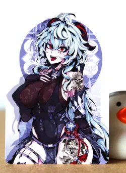 ACG Hentai sexy Card - Ganyu (punk) - Genshin Impact - Foil Ѡ sexy waifu - Image 5
